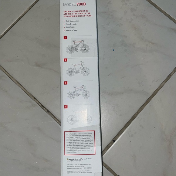 Allen Sports Brand Bike frame adapter - Picture 2 of 3